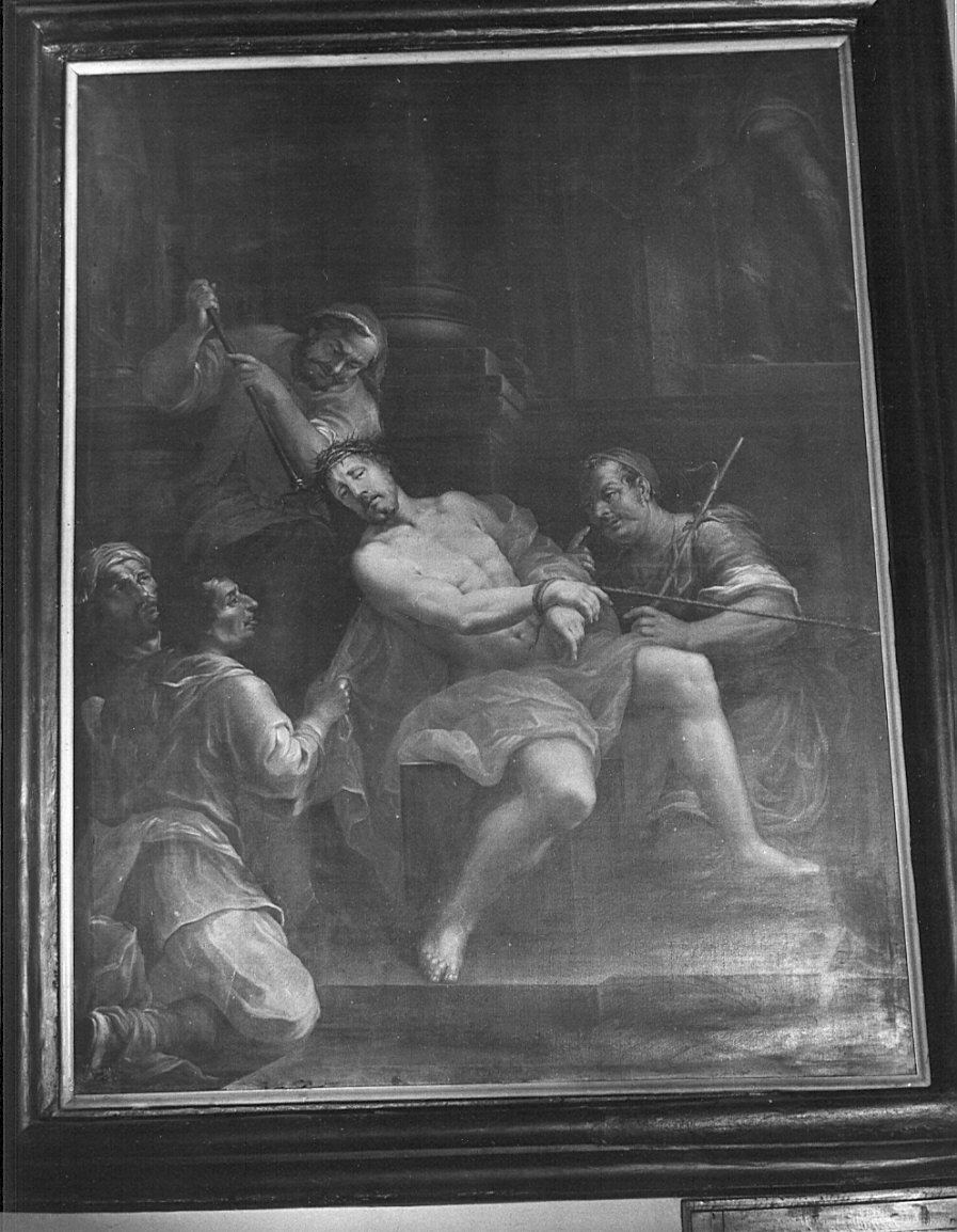 flagellazione di Cristo (dipinto, opera isolata) di Crastona Giuseppe (attribuito) (fine sec. XVII)