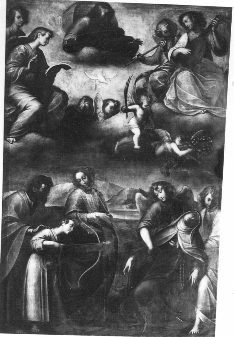 estasi di Santa Teresa d'Avila (pala d'altare, opera isolata) di Caccia Guglielmo detto Moncalvo (sec. XVII)
