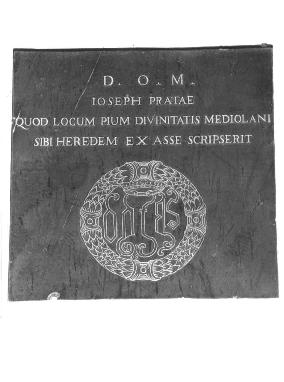 lapide commemorativa, opera isolata - ambito lombardo (sec. XVIII)