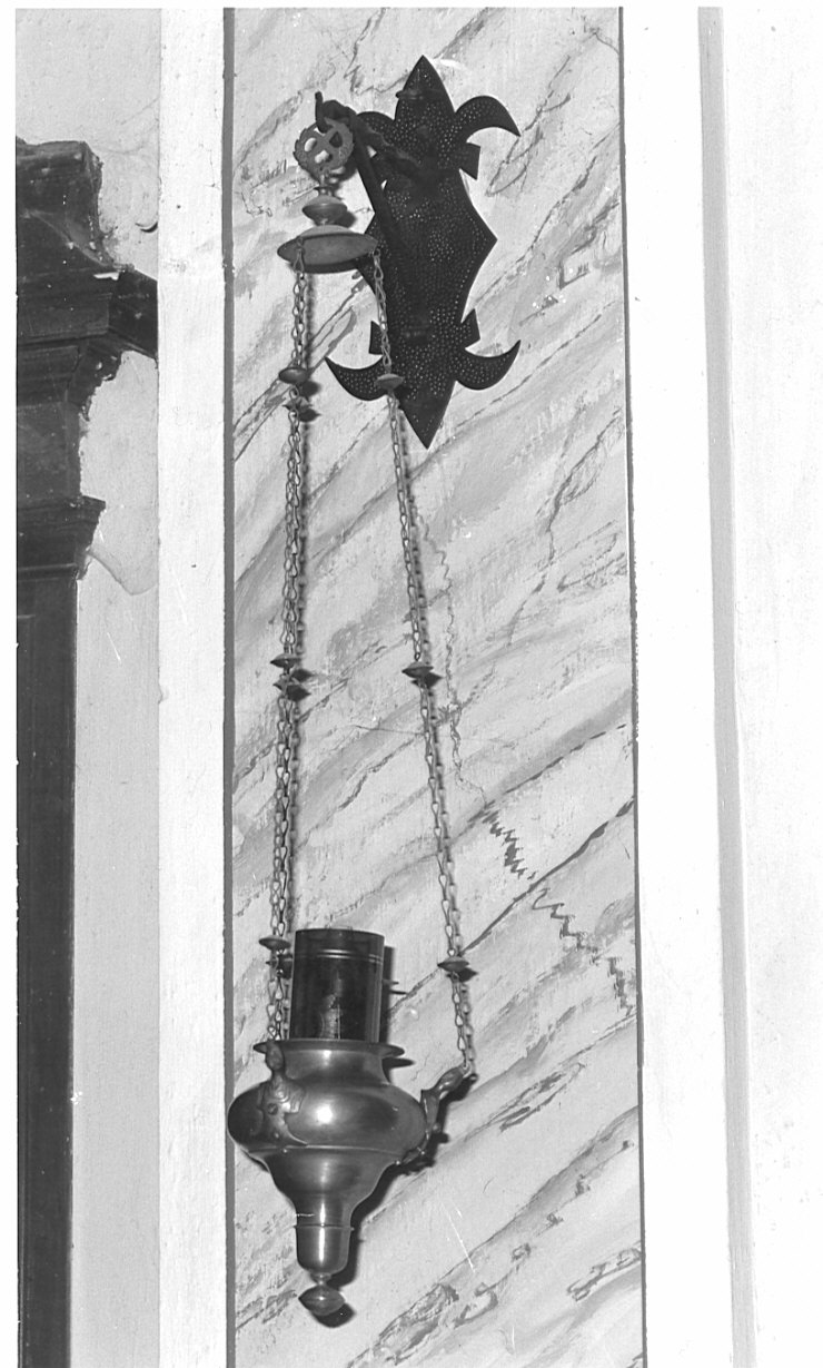 lampada del SS. Sacramento - ambito valtellinese (sec. XIX)