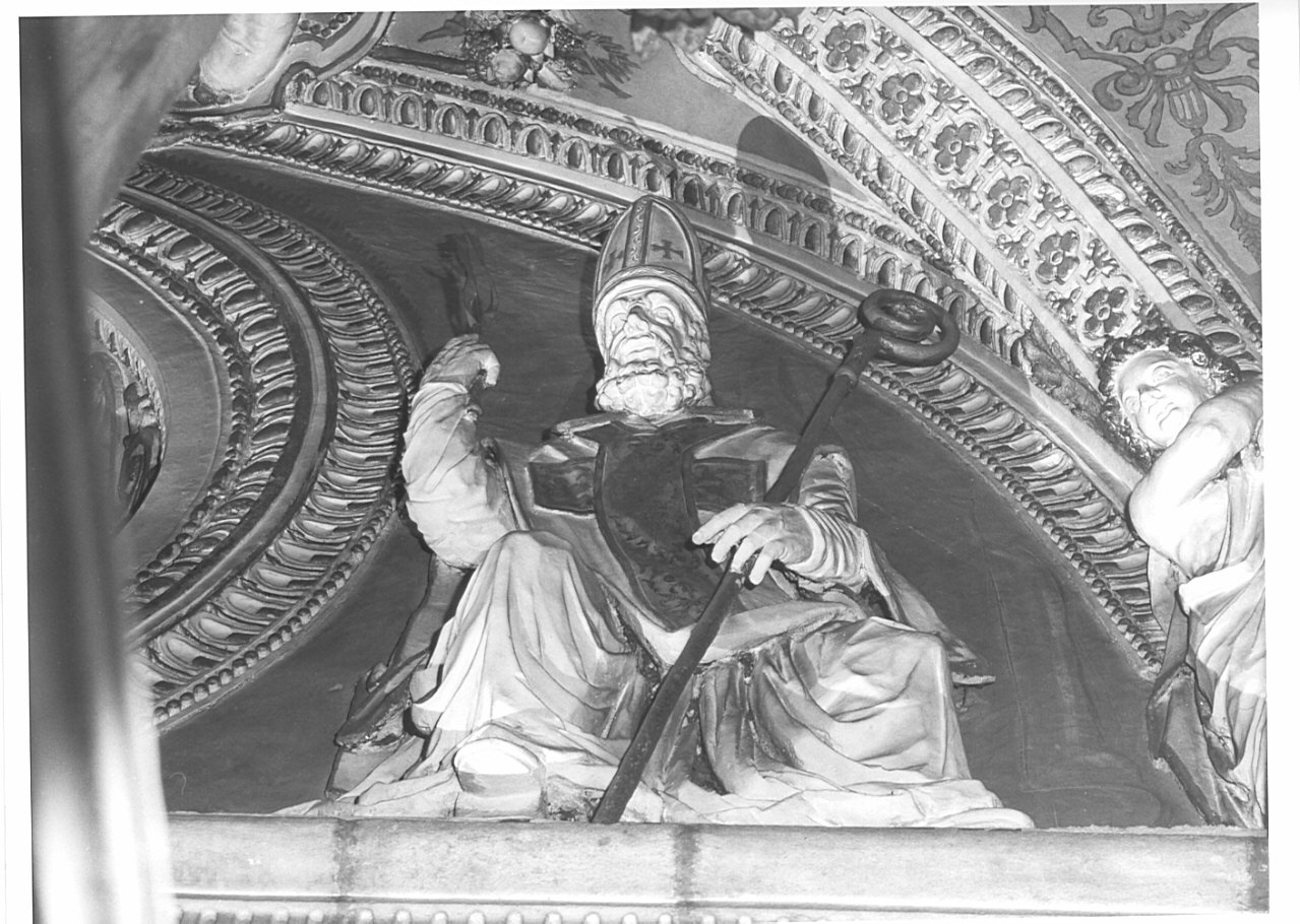 Sant'Ambrogio (rilievo) di Bianchi Giuseppe, Borseri Martino, Fontana Giuseppe, Bianchi Pompeo (secc. XVI/ XVII)