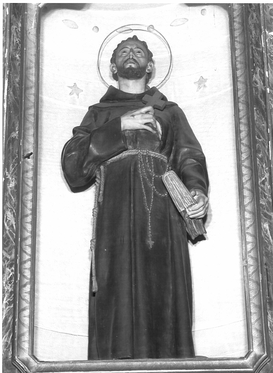 San Francesco d'Assisi (statua) - ambito lombardo (sec. XIX)