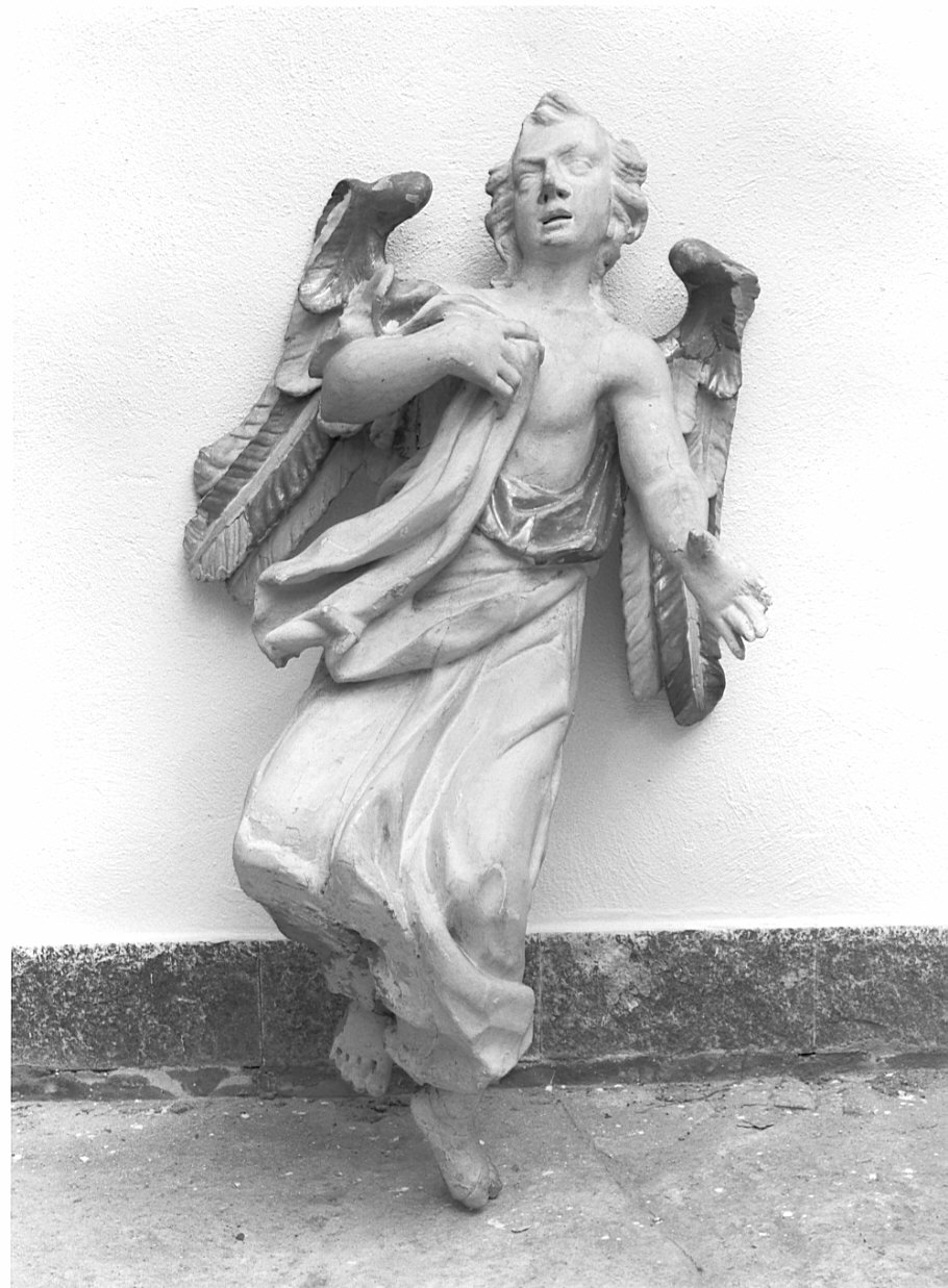 angelo (statua, elemento d'insieme) - bottega lombarda (sec. XVIII)