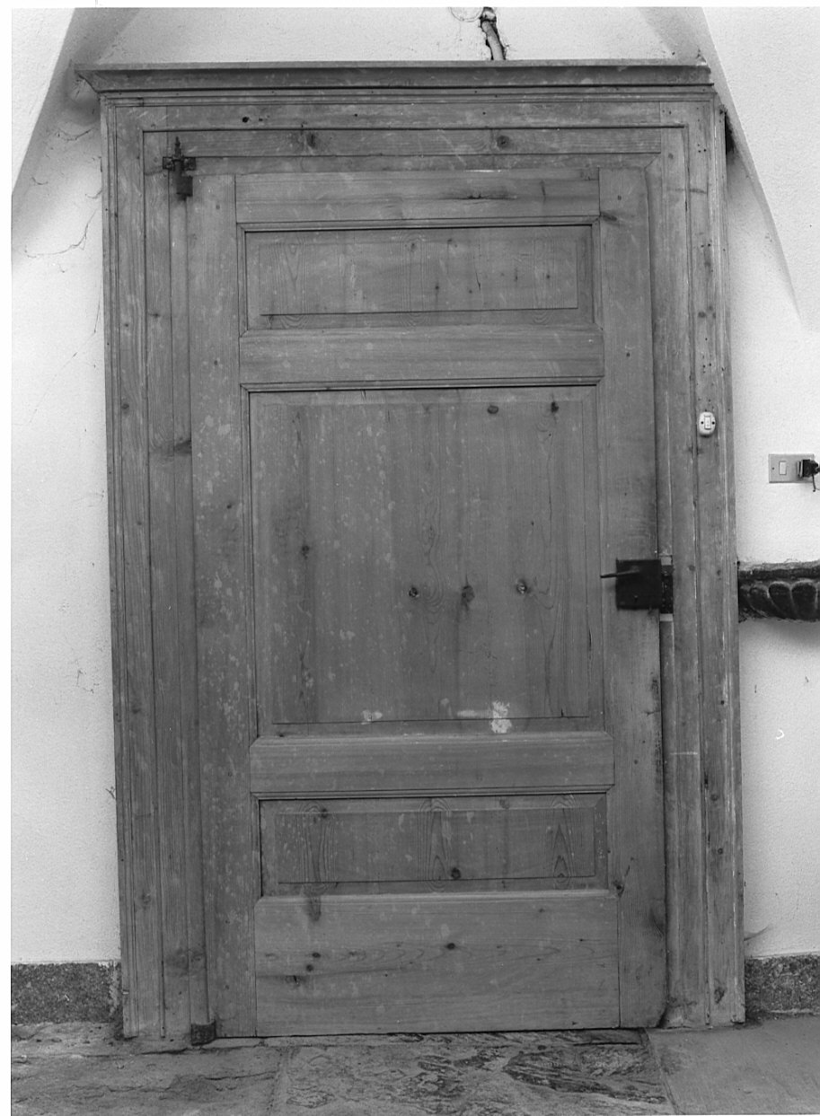 bussola d'ingresso - bottega lombarda (sec. XVIII)