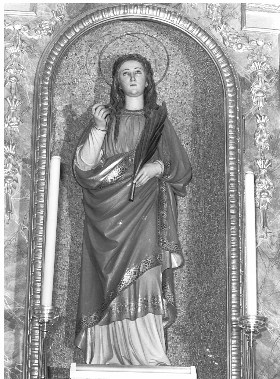 Santa martire (statua, opera isolata) - ambito lombardo (seconda metà, prima metà sec. XIX, sec. XX)