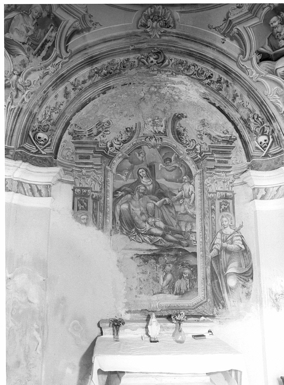 compianto sul Cristo morto (dipinto, complesso decorativo) - ambito lombardo (seconda metà sec. XVIII)