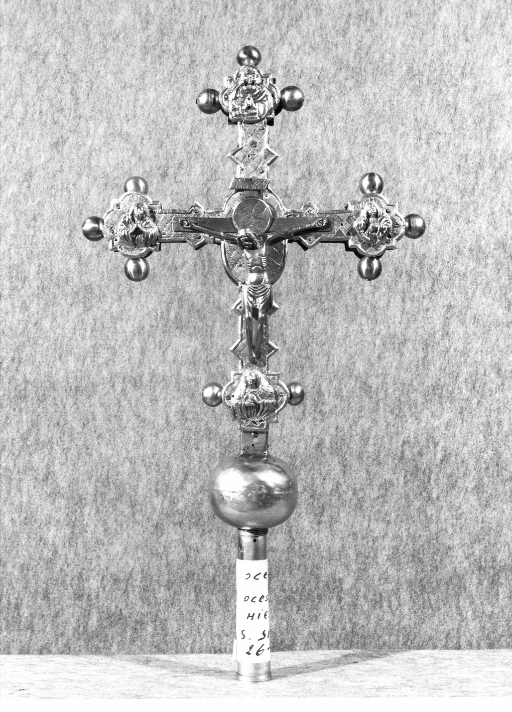 croce processionale, opera isolata - ambito lombardo (primo quarto sec. XVI)
