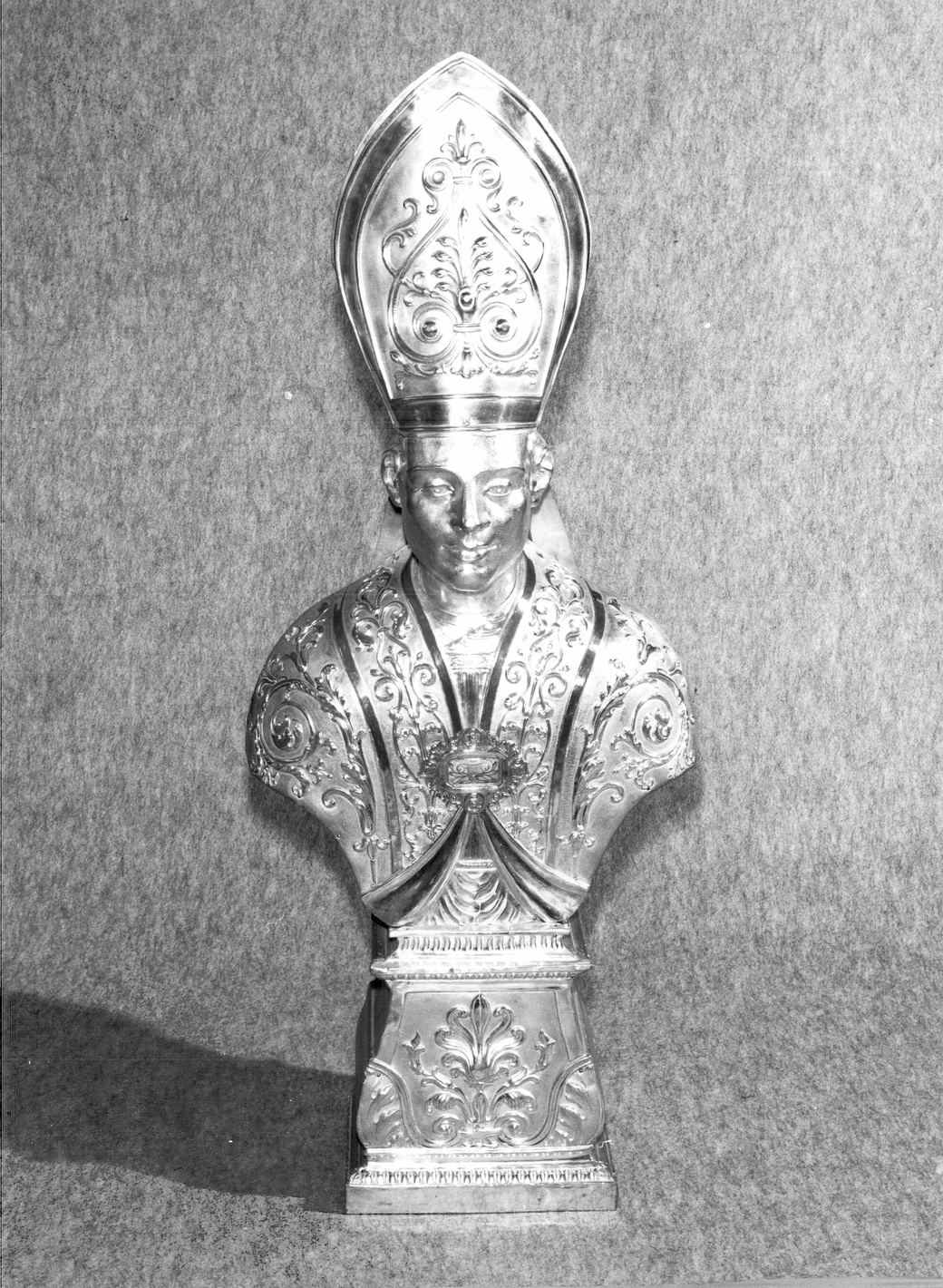 reliquiario - a busto, serie - bottega lombarda (prima metà sec. XIX)