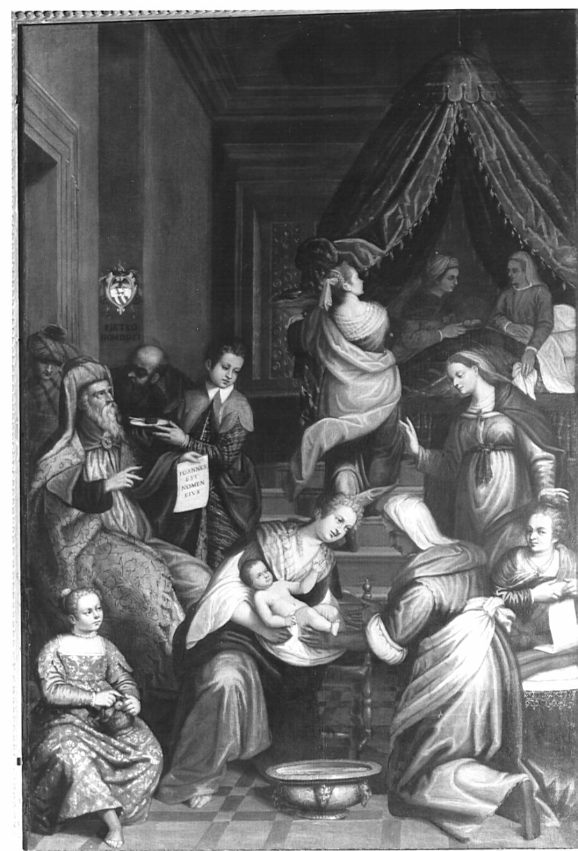 nascita di San Giovanni Battista (dipinto, opera isolata) - ambito lombardo (sec. XVII)
