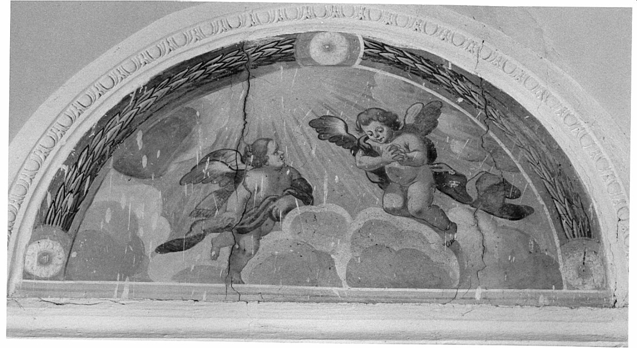 angeli (dipinto, coppia) - ambito lombardo (sec. XIX)