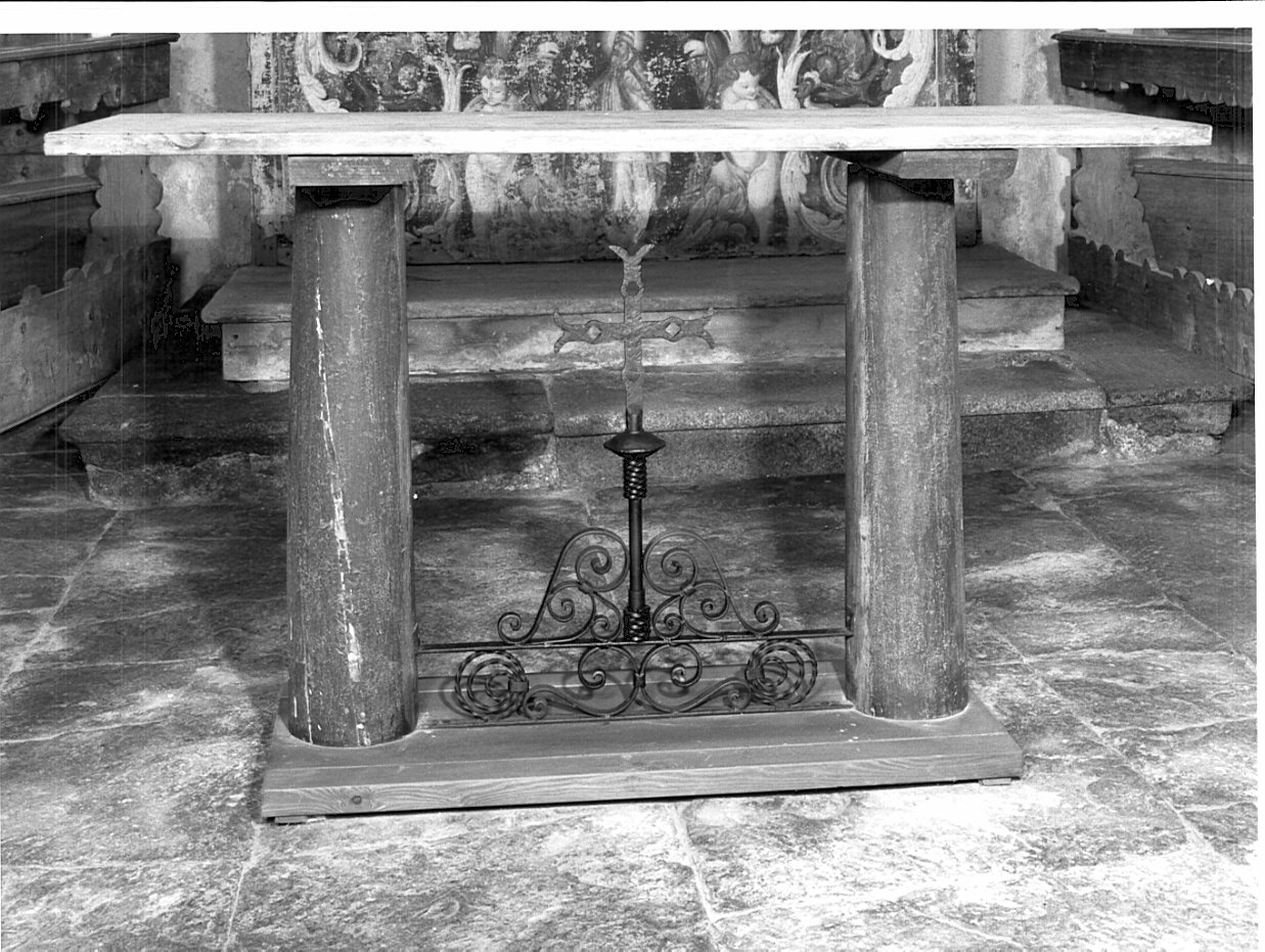 mensa d'altare, opera isolata - produzione lombarda (sec. XIX)