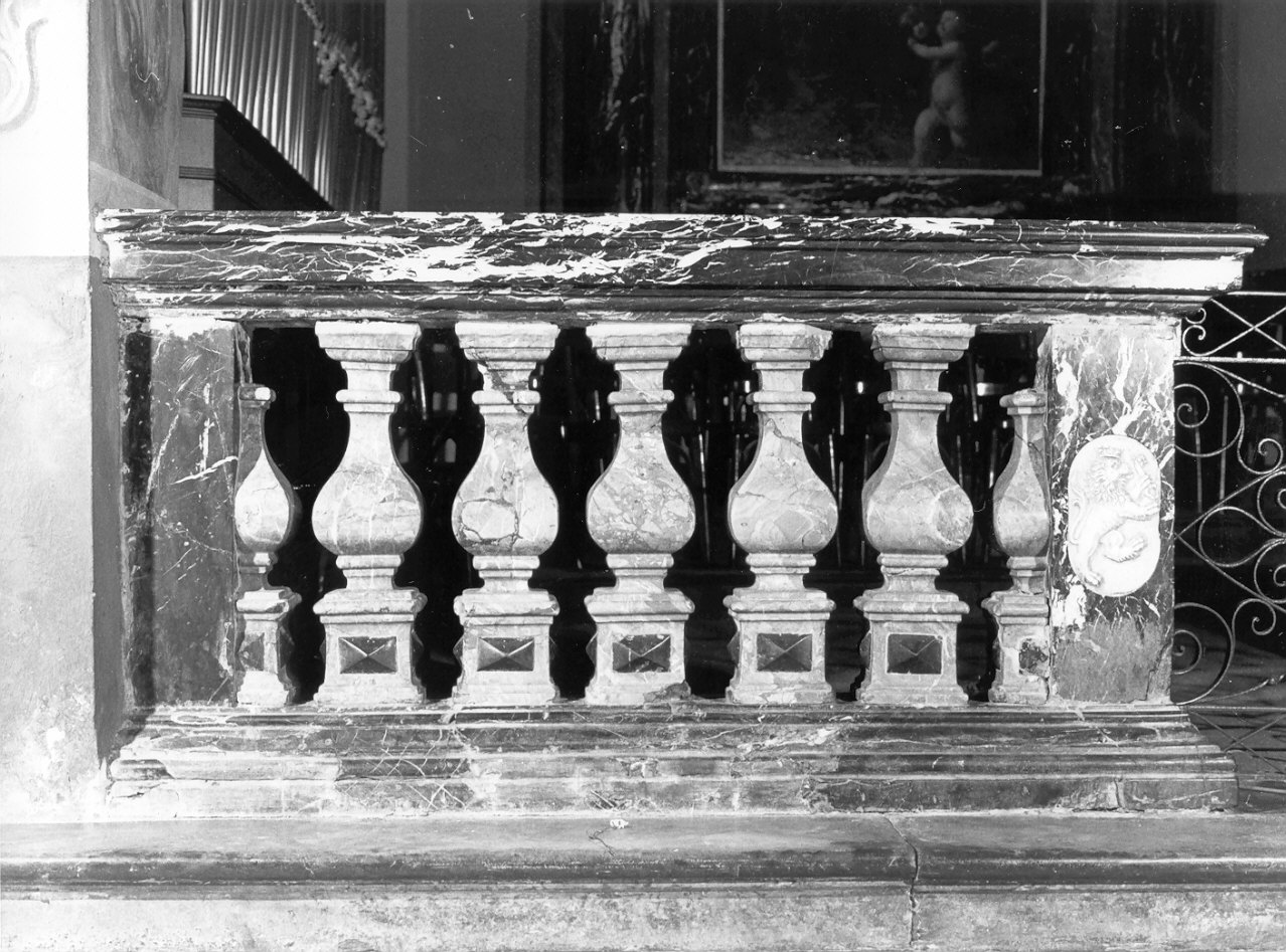 balaustrata di altare, coppia - ambito lariano (sec. XVII)