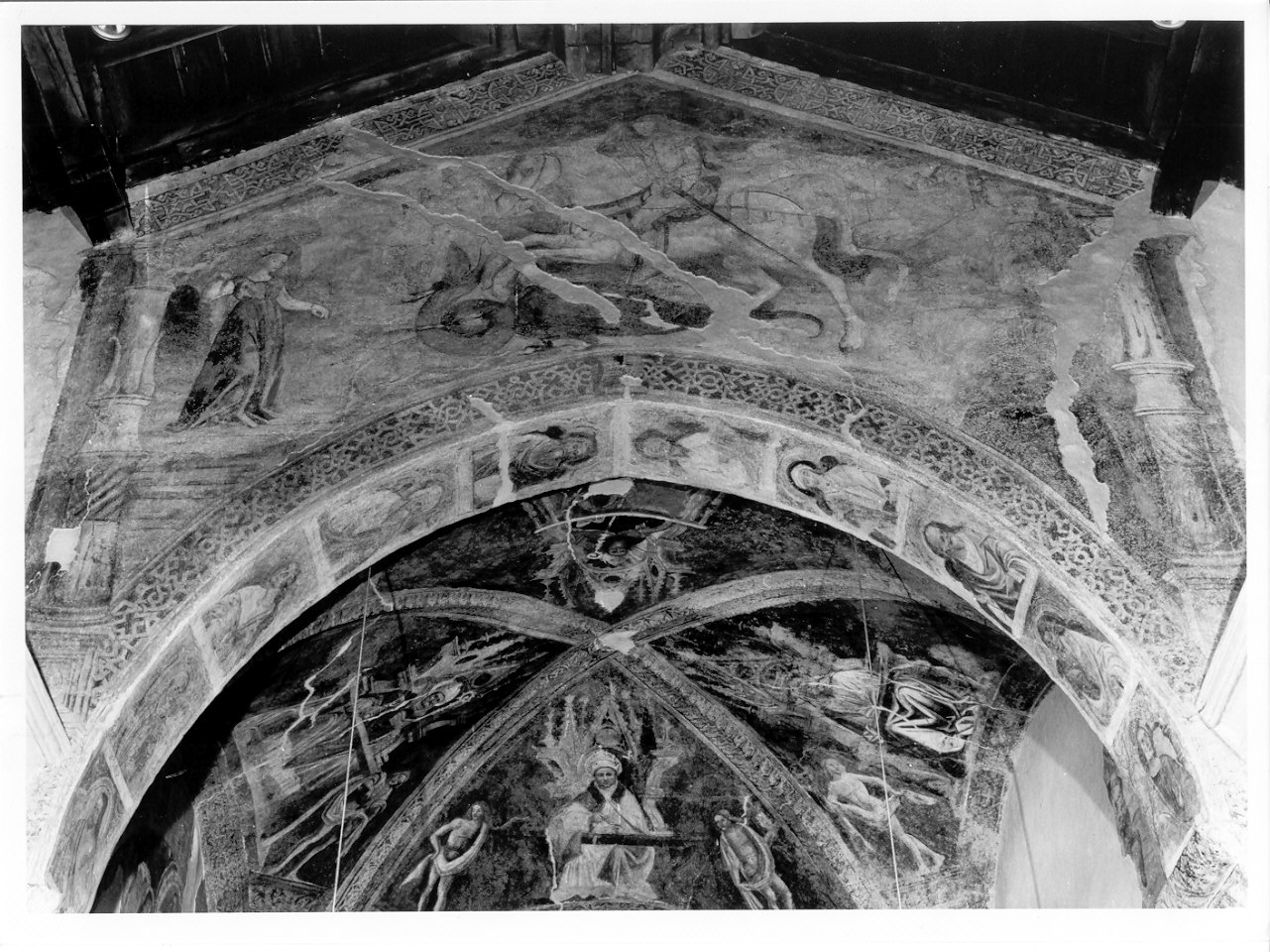 profeti/ San Giorgio e il drago (dipinto, ciclo) di De Passeris Andrea (attribuito) (inizio sec. XVI)
