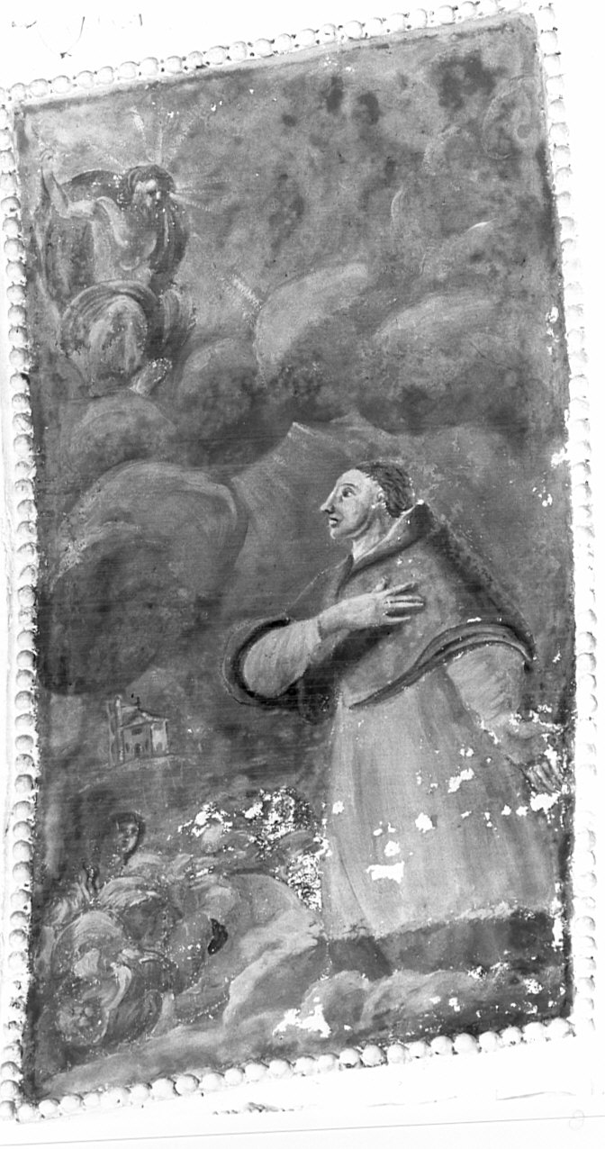San Carlo Borromeo a colloquio con Cristo (dipinto, elemento d'insieme) - ambito lombardo (prima metà sec. XVII)