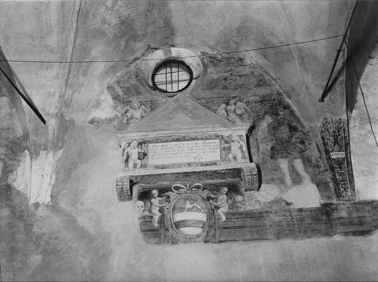 sarcofago, complesso decorativo - ambito lombardo (sec. XVI)
