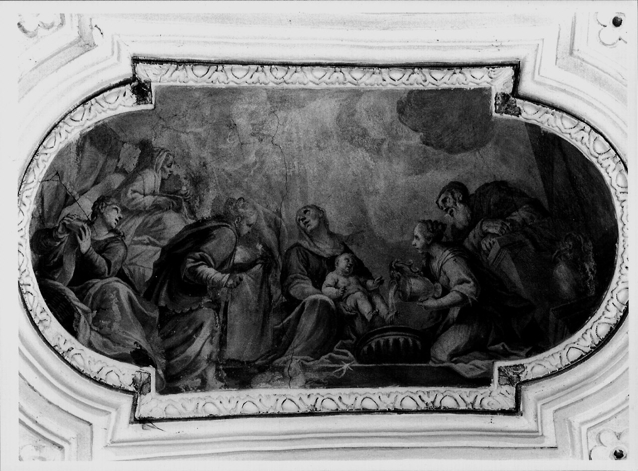 nascita di Maria Vergine (dipinto, elemento d'insieme) - ambito lombardo (seconda metà sec. XVII)