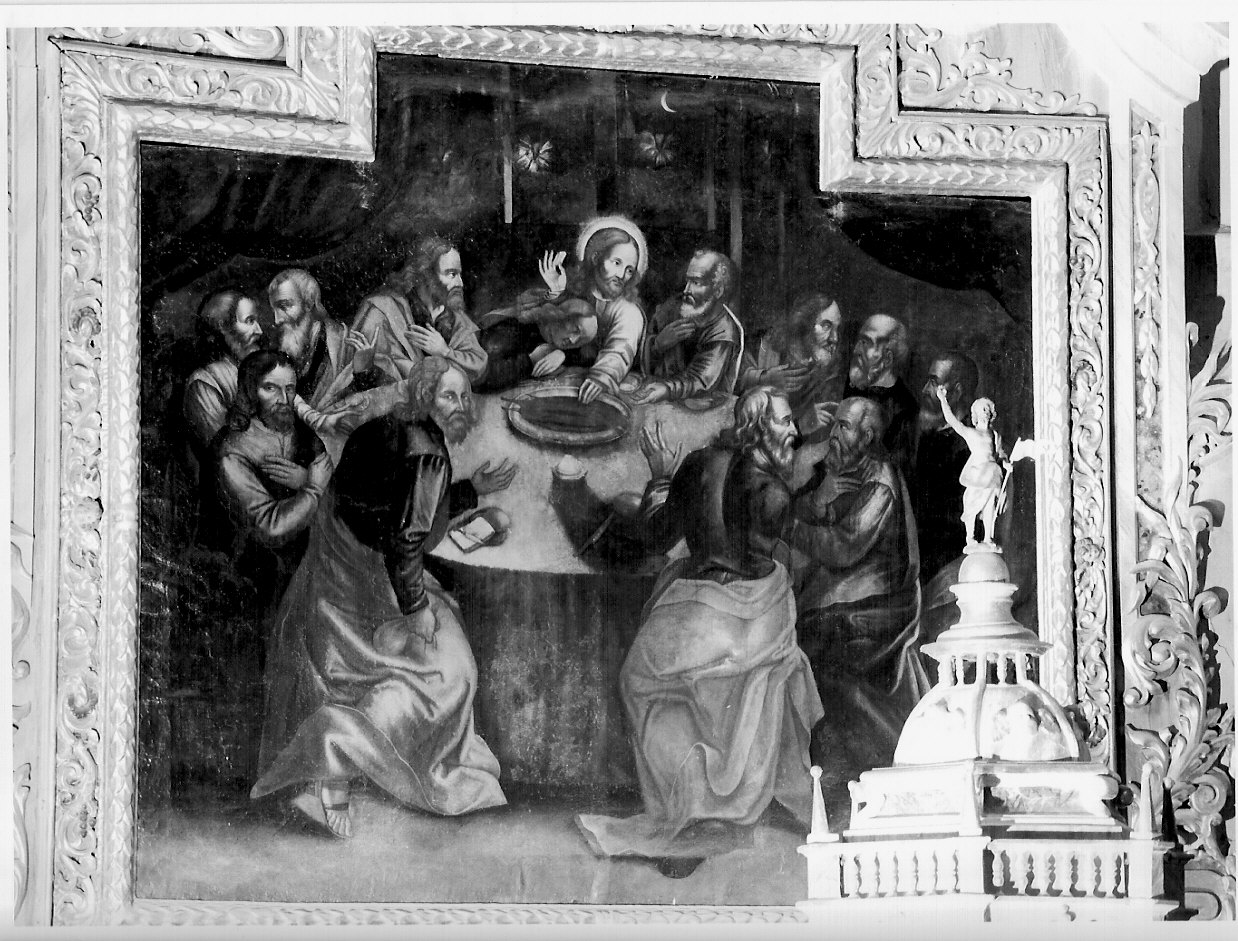ultima cena (dipinto, opera isolata) - ambito lombardo (seconda metà sec. XVII)