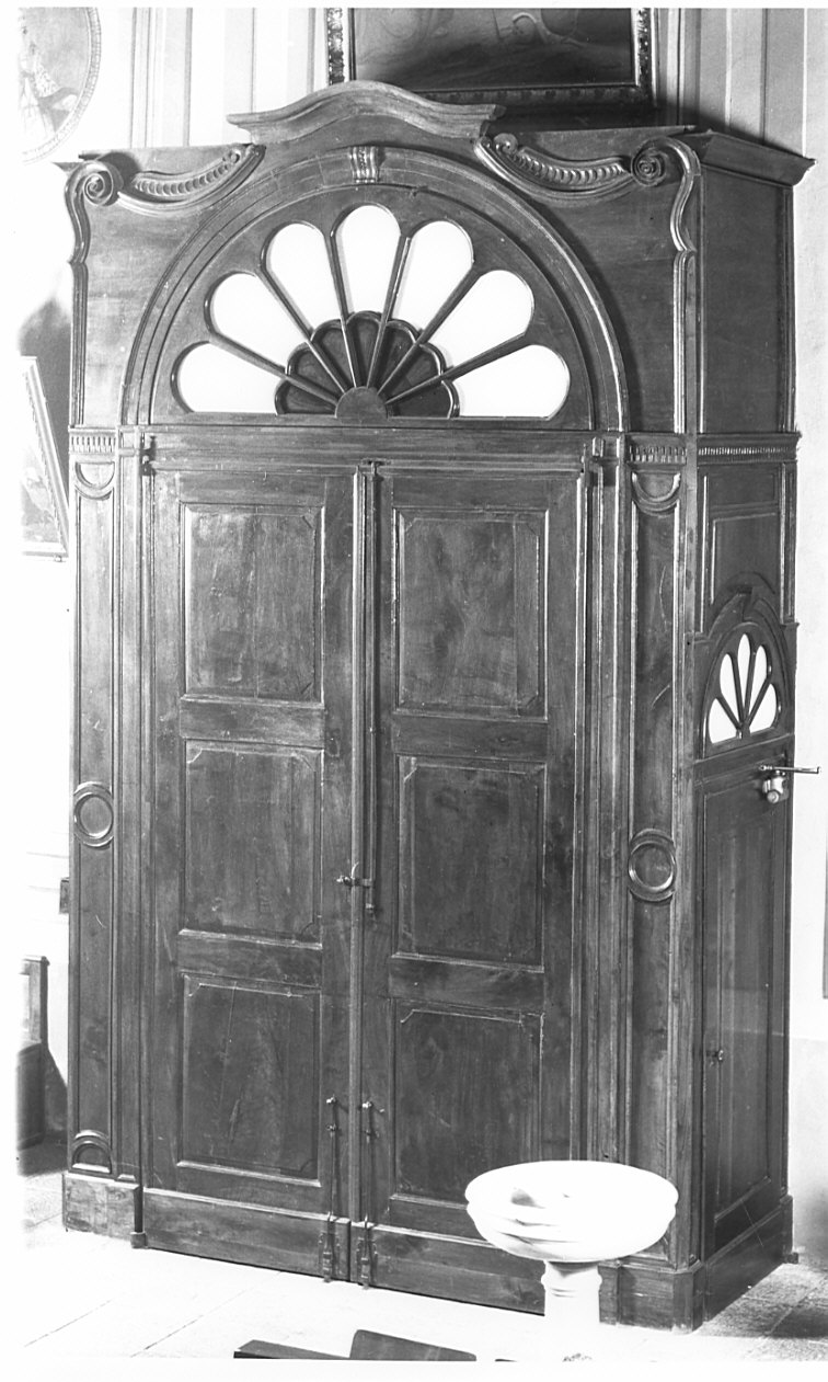bussola d'ingresso, opera isolata - bottega lombarda (fine/inizio secc. XIX/ XX)