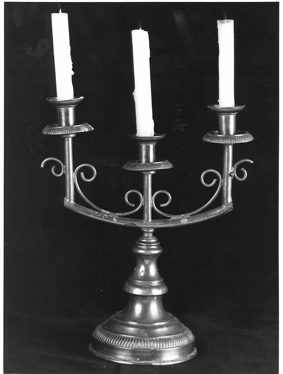 candelabro, coppia - bottega lombarda (prima metà sec. XIX)