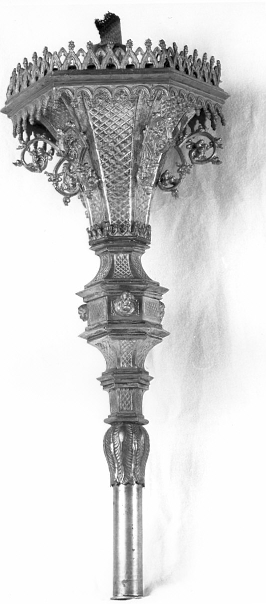 candelabro portatile - bottega lombarda (sec. XVIII)