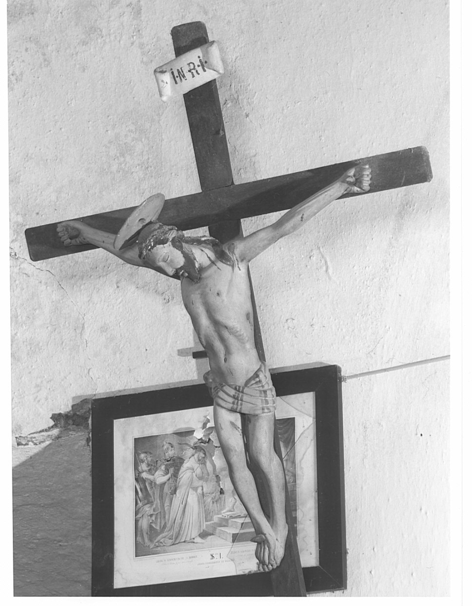 Cristo crocifisso (scultura, opera isolata) - bottega lombarda (sec. XVI)