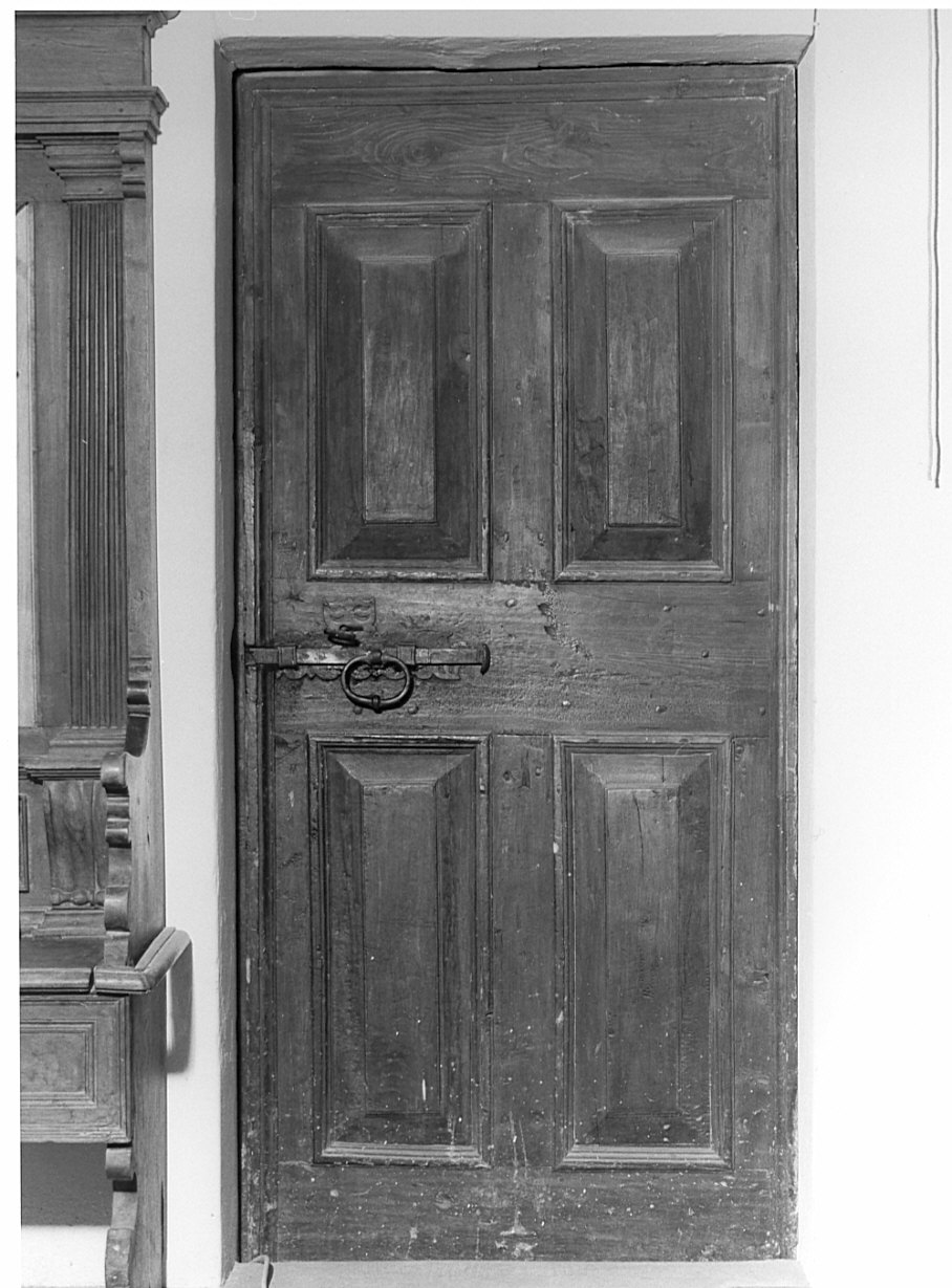 porta, coppia - ambito valtellinese (seconda metà sec. XVII)
