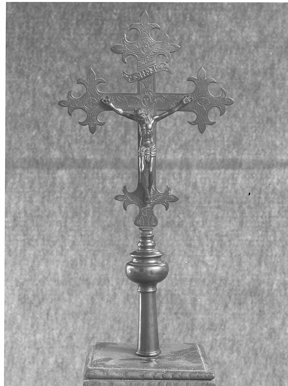 croce processionale, opera isolata - ambito lombardo (sec. XIX)