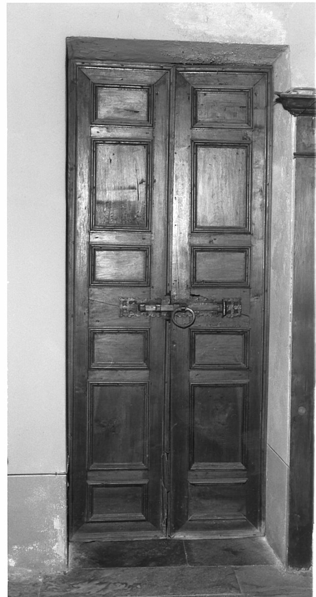porta, opera isolata - ambito valtellinese (prima metà sec. XIX)