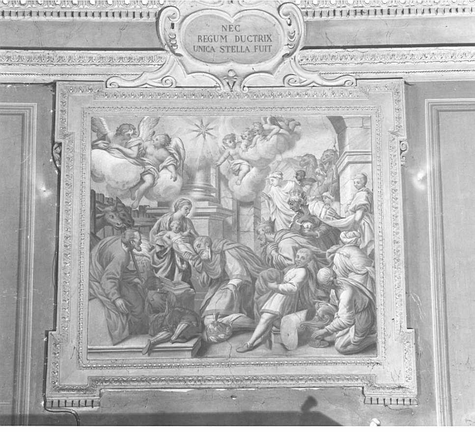 cornice a impostazione architettonica di dipinto, opera isolata - ambito lombardo (sec. XIX)