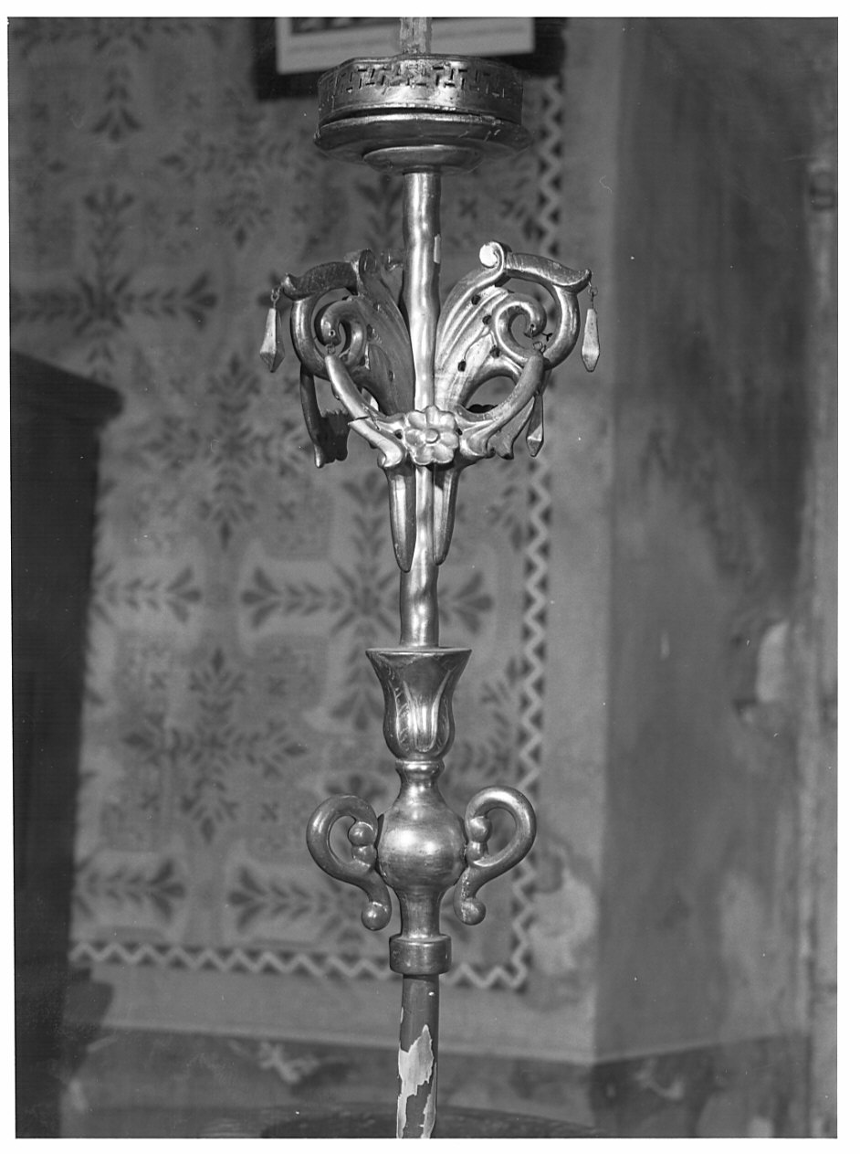 candelabro portatile, serie - bottega lombarda (sec. XIX)