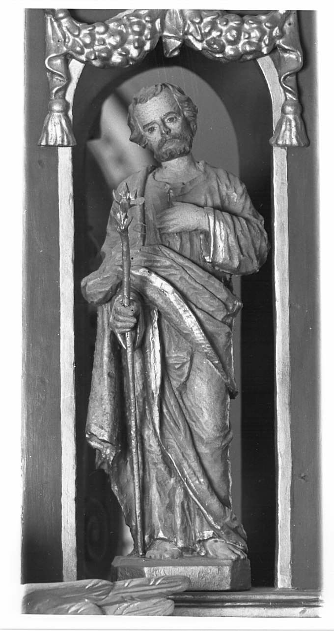 San Giuseppe (statua, elemento d'insieme) - bottega lombarda (sec. XVII)