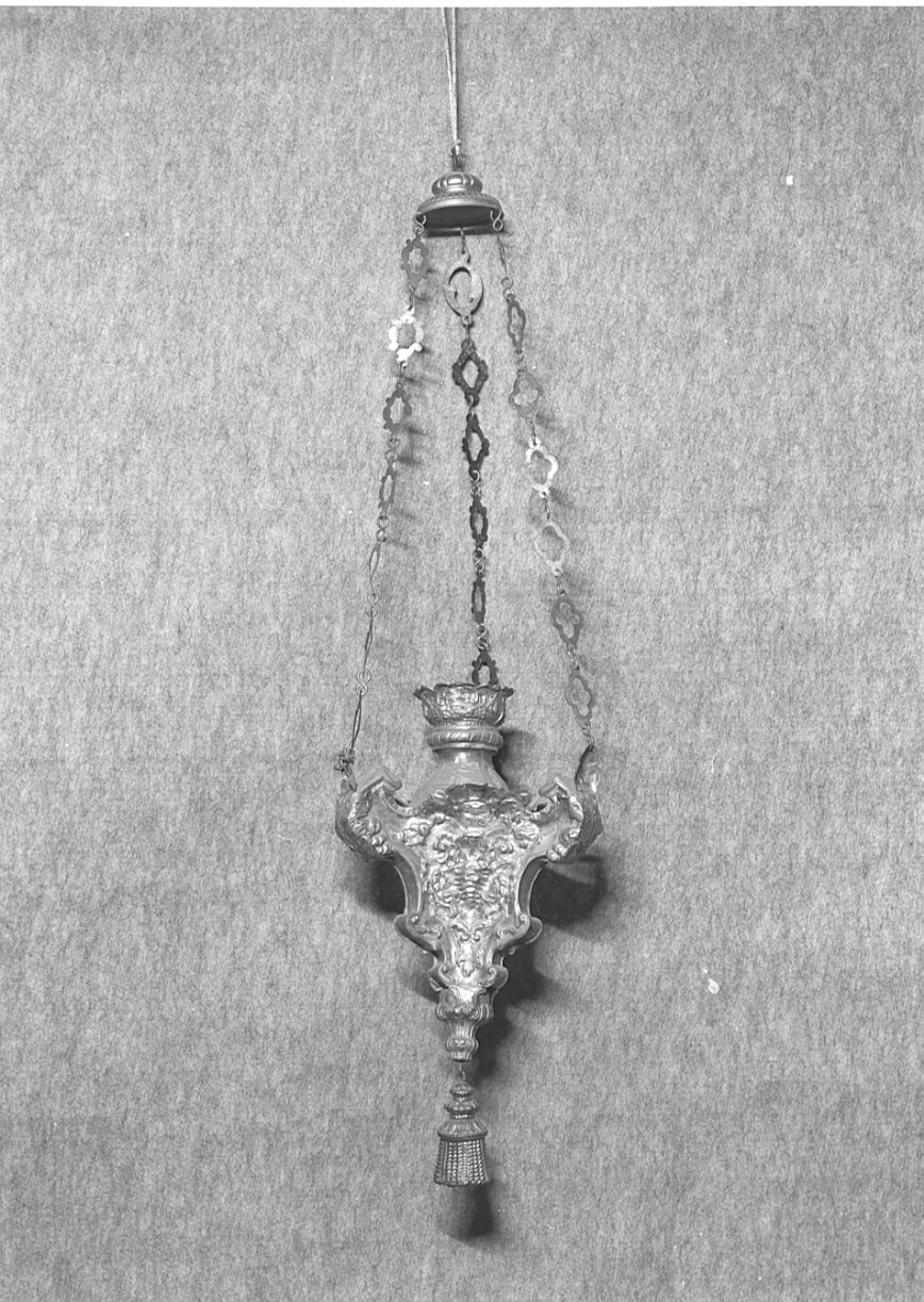 lampada pensile, opera isolata - ambito lombardo (sec. XVIII)