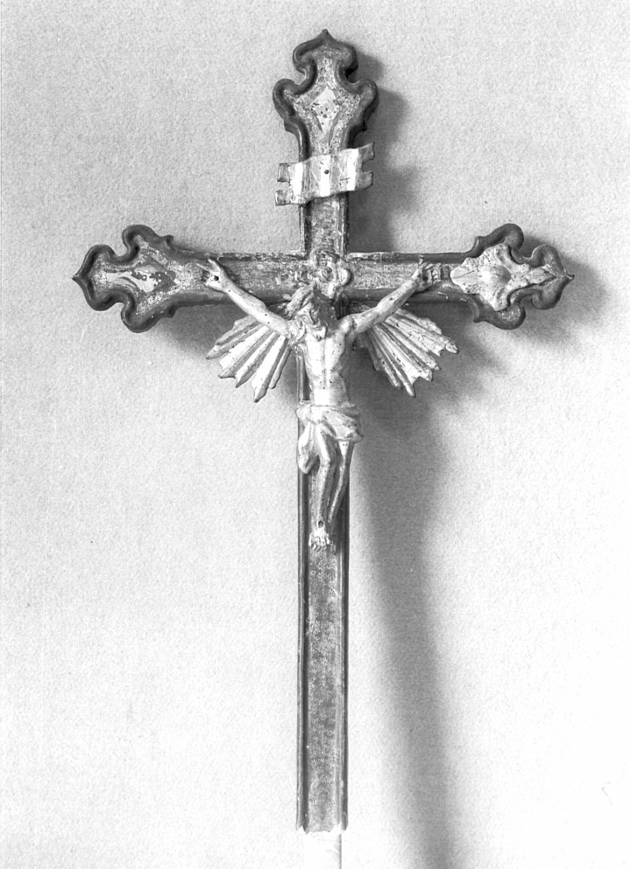 croce processionale, opera isolata - ambito valtellinese (sec. XVIII)