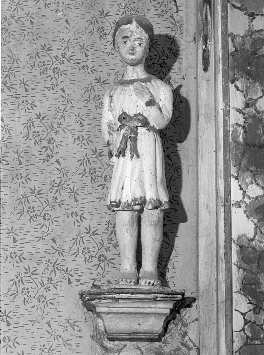 angelo (statua, coppia) - ambito valtellinese (sec. XVIII)