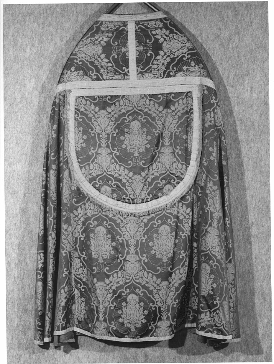paramento liturgico - in terzo, insieme - manifattura lombarda (prima metà sec. XX)