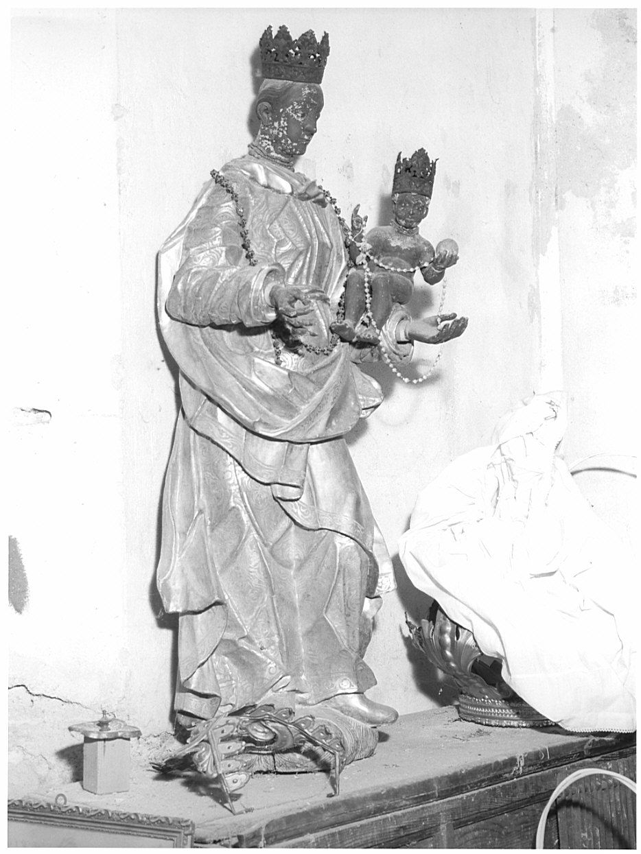 Madonna del Rosario (statua, opera isolata) - ambito valtellinese (fine sec. XVIII)