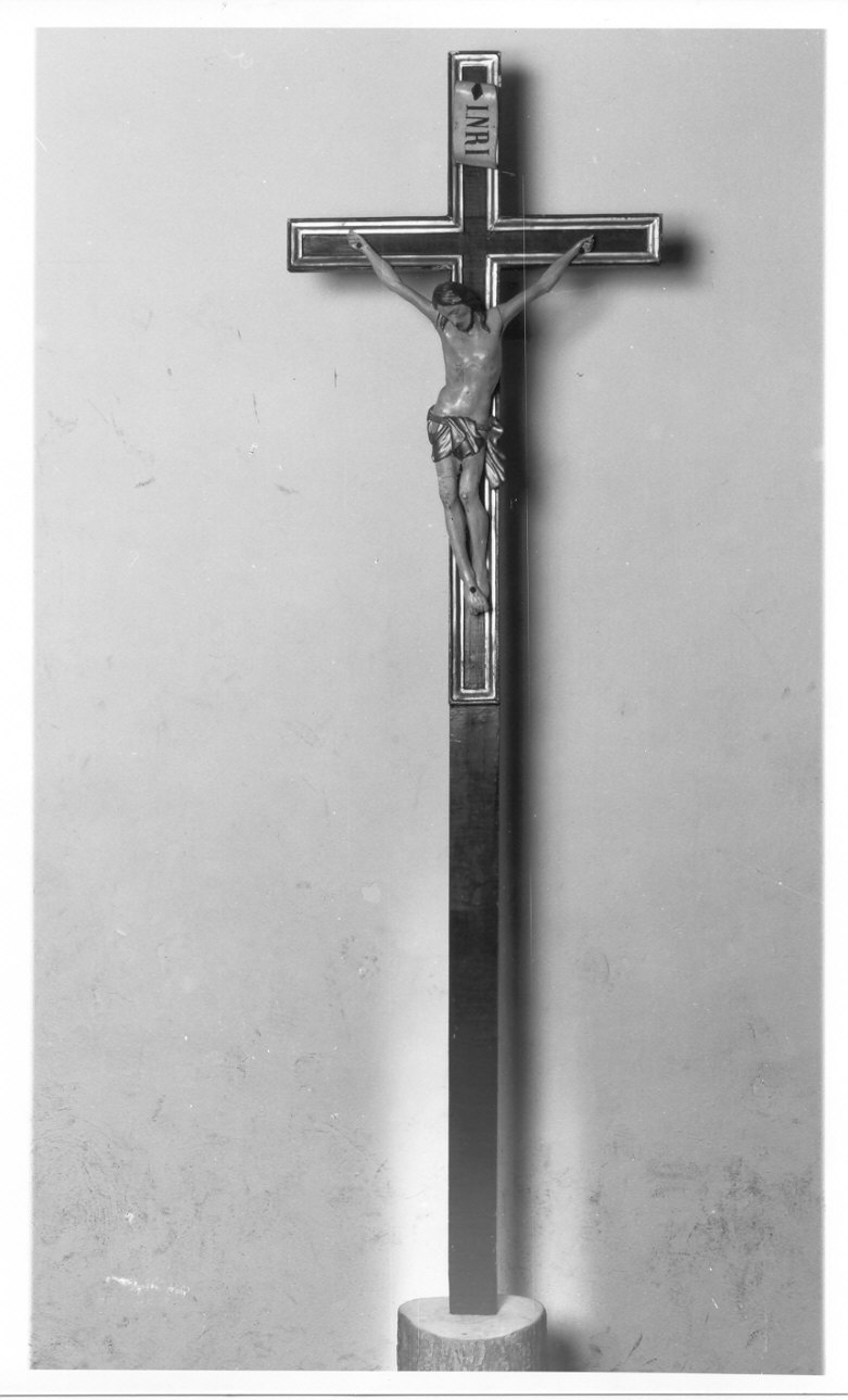 croce processionale, opera isolata - ambito lombardo (sec. XIX)