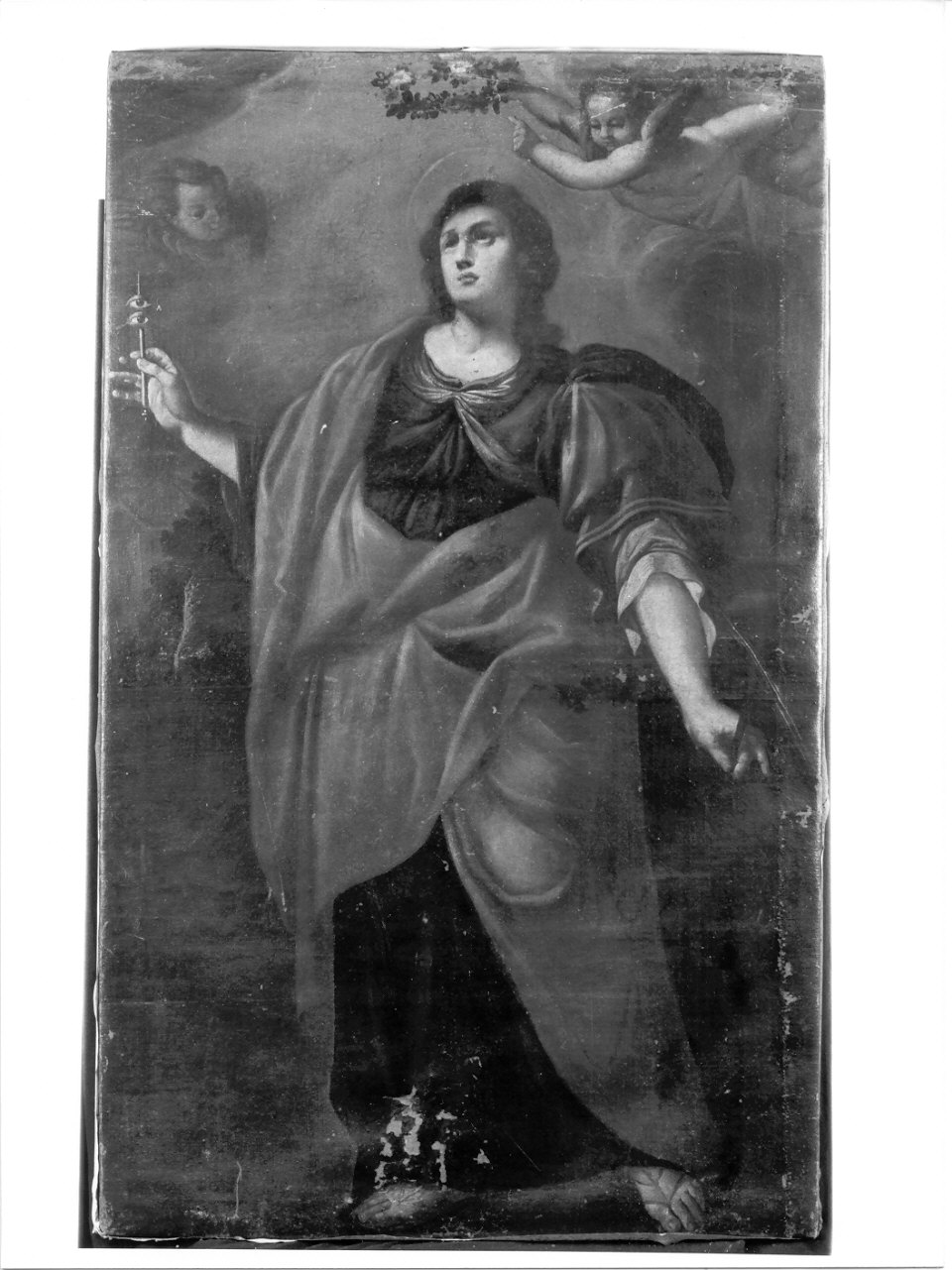 Santa Lucia (dipinto, opera isolata) - ambito lombardo (sec. XVIII)