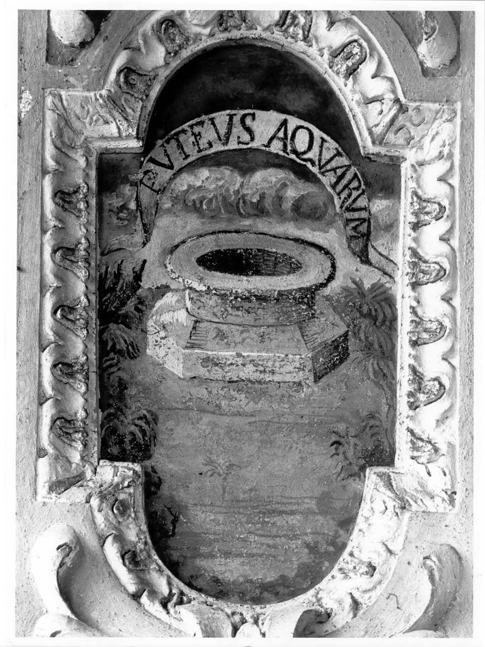 simboli mariani: pozzo (dipinto, elemento d'insieme) - ambito lombardo (inizio sec. XVII)