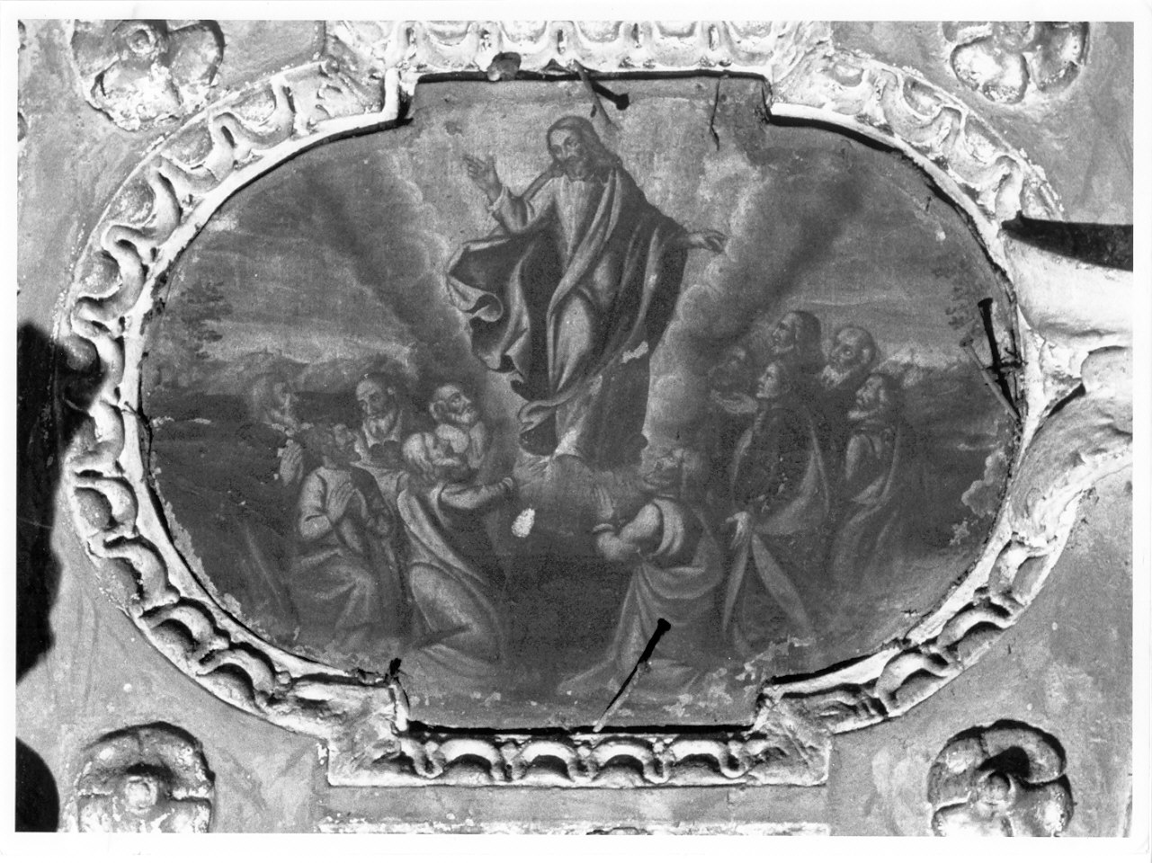 ascensione di Cristo (dipinto, elemento d'insieme) - ambito lombardo (primo quarto sec. XVII)