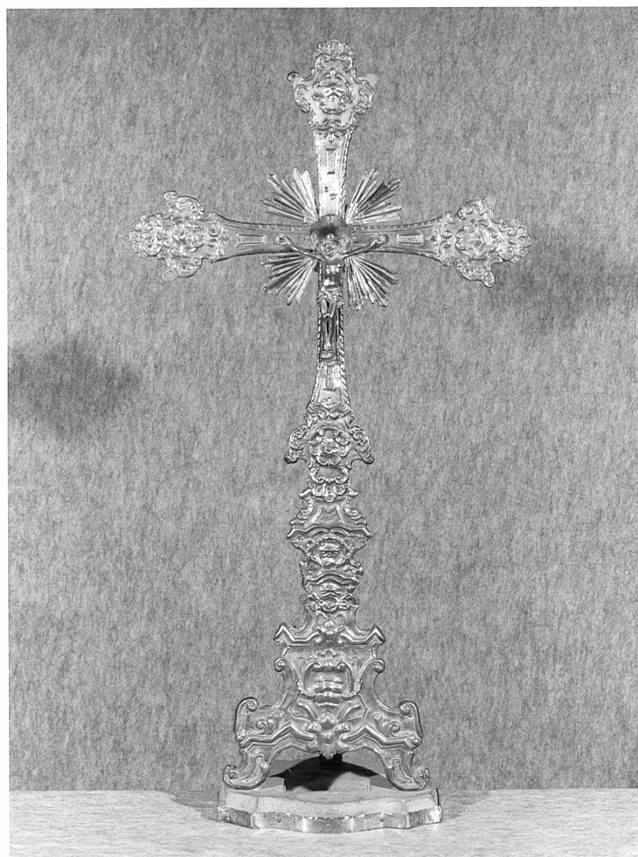 croce d'altare - ambito lombardo (fine/inizio secc. XVIII/ XIX)