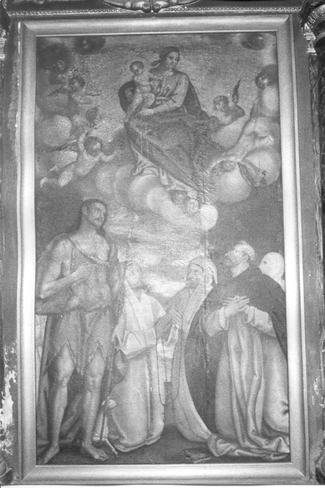 Madonna con Bambino e Santi (dipinto) - ambito lombardo (sec. XVII)
