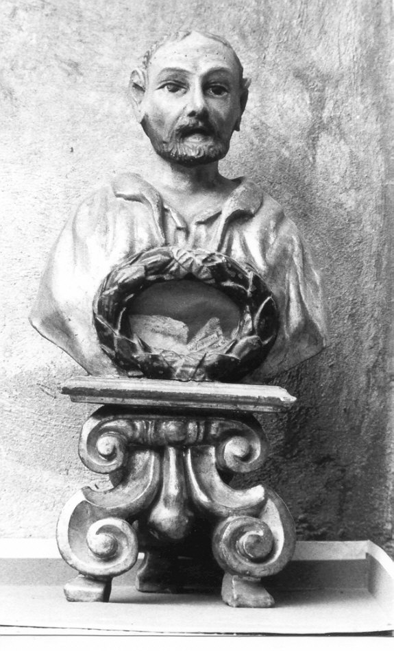 reliquiario - a busto, coppia - ambito lombardo (sec. XVIII)