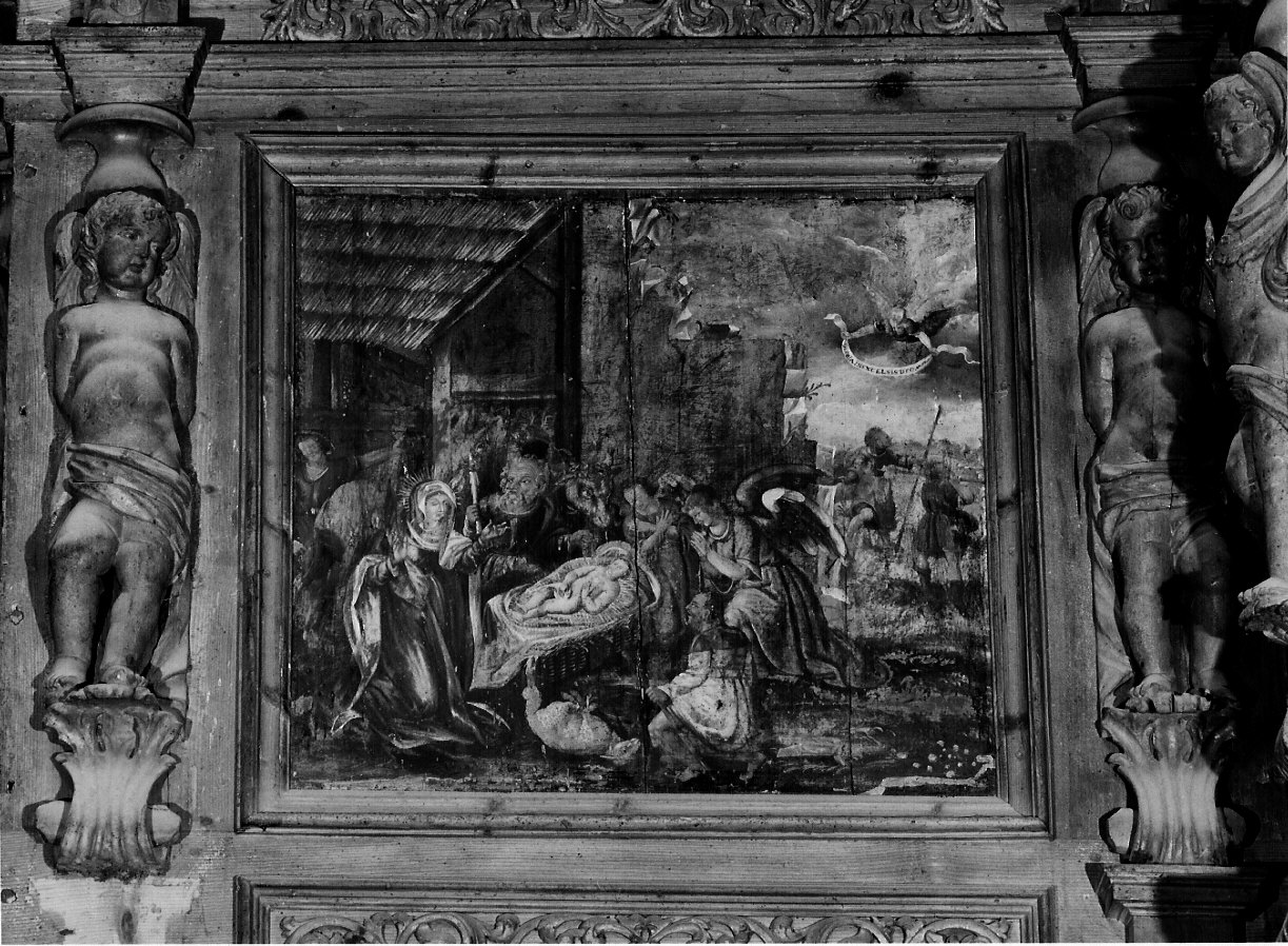 adorazione dei pastori (dipinto) di Salmoiraghi Giovanni Battista (sec. XVII)