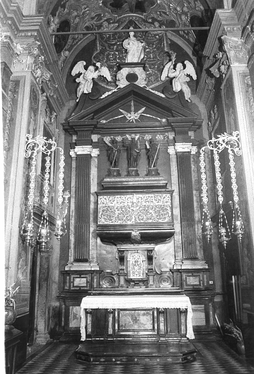 altare, complesso decorativo - bottega bergamasca (sec. XVII)