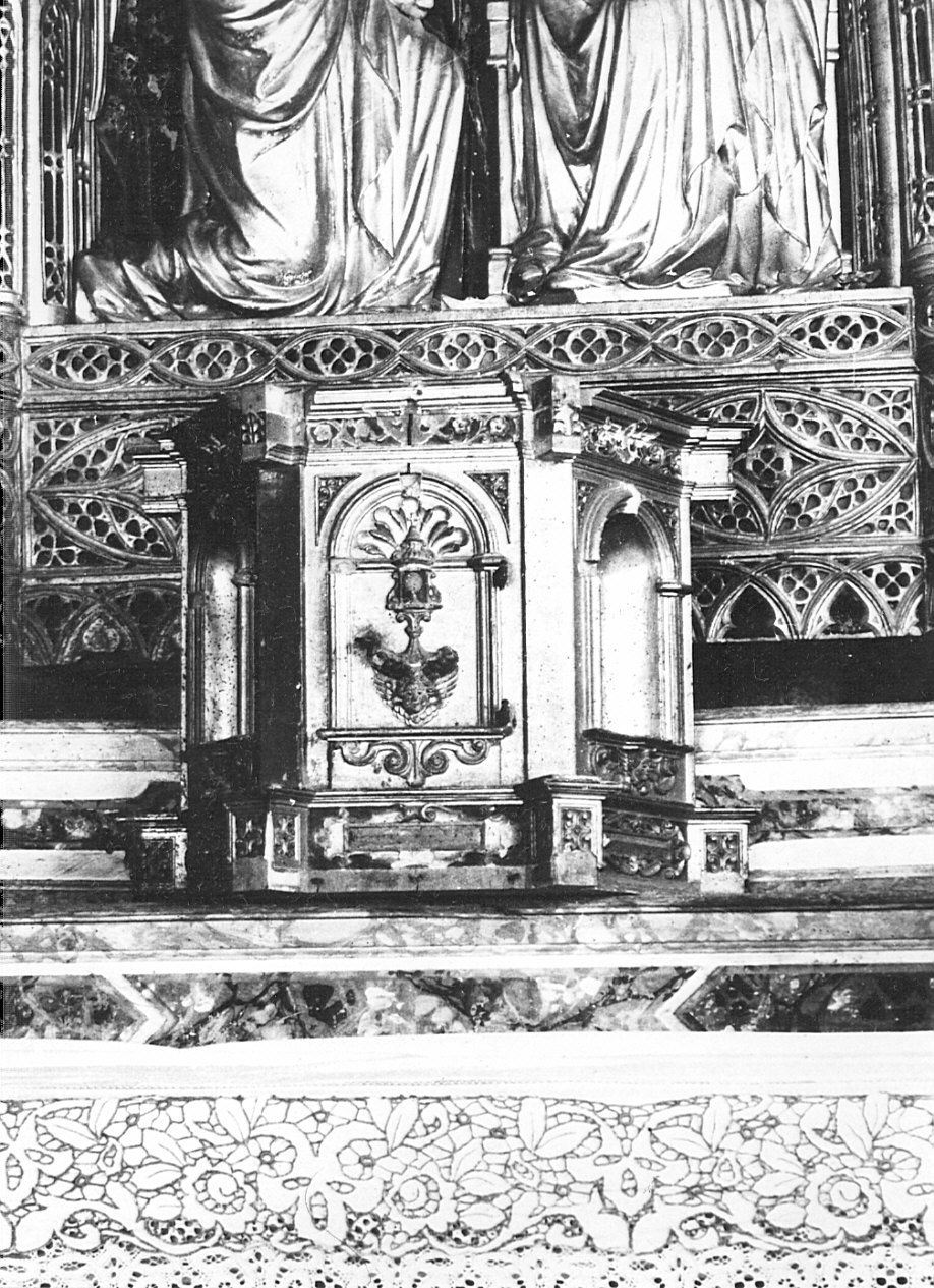 tabernacolo - a tempietto, opera isolata - bottega lombarda (sec. XVII)