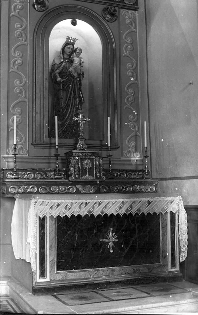 altare, opera isolata - bottega bergamasca (fine/inizio secc. XVIII/ XIX)