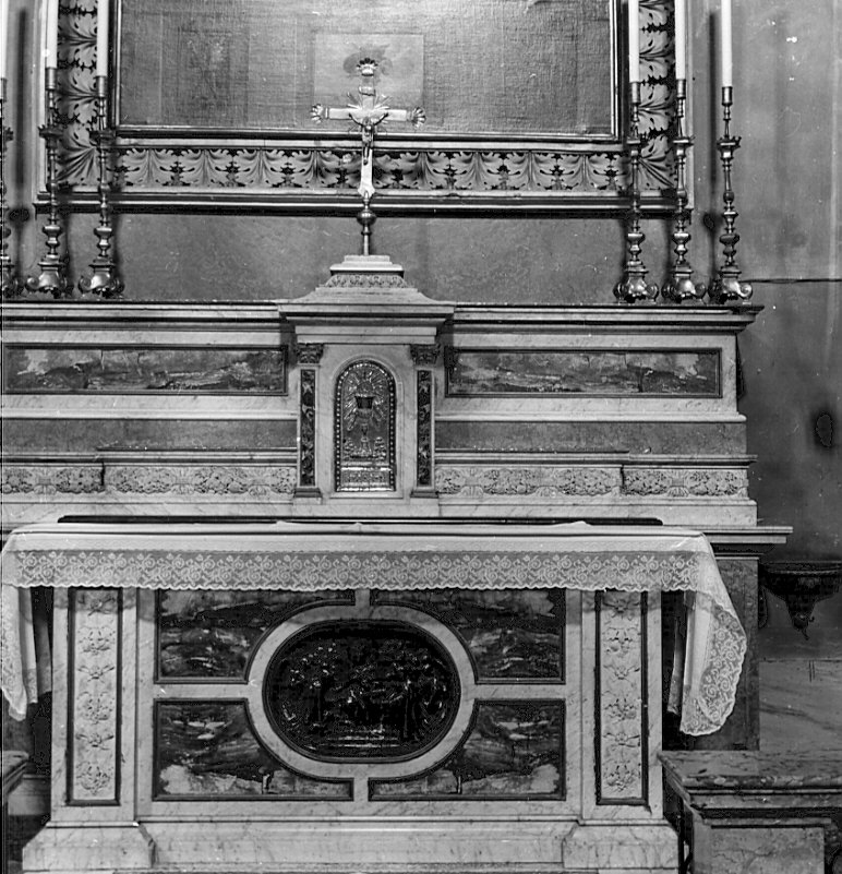 altare, complesso decorativo - bottega bergamasca (sec. XIX)