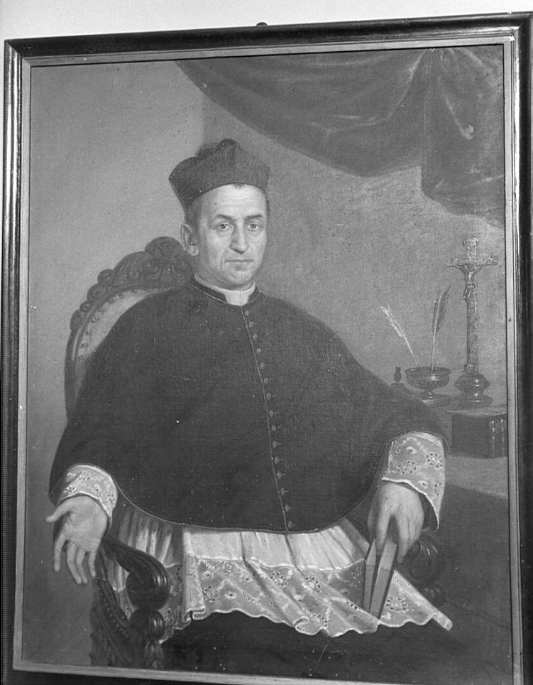 Don Giuseppe Bonasio (dipinto, opera isolata) di Ceroni Augustino (attribuito) (sec. XIX)