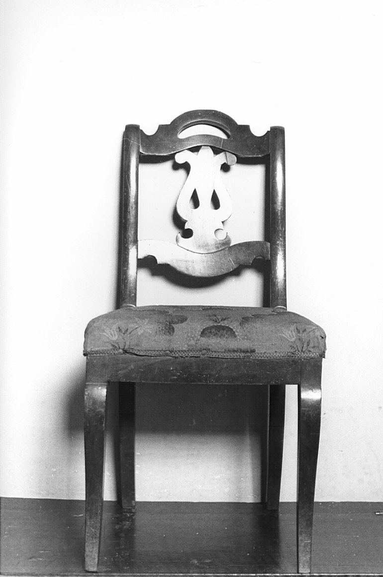sedia, serie - bottega bergamasca (inizio sec. XIX)